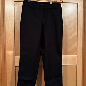 White House Black Market Black Crop Dress Pants, Size 6R